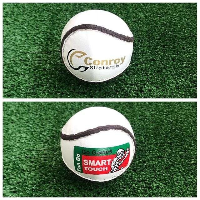 Conroy Smart Touch Go Games sliotar shown front and back