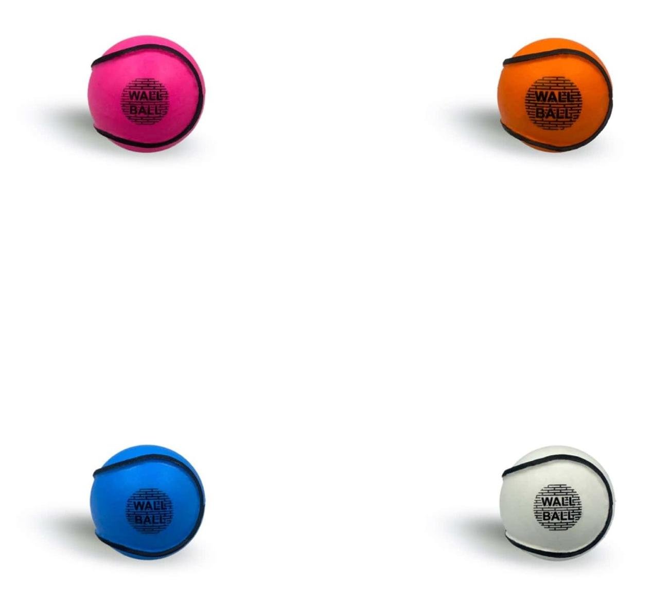 Conroy wall balls in pink, orange, blue and white
